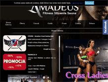 Tablet Screenshot of amadeusfit.pl